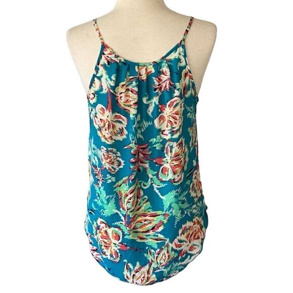 ReneeC. Floral Print Tank Halter Top Women’s Medium - Picture 2 of 6